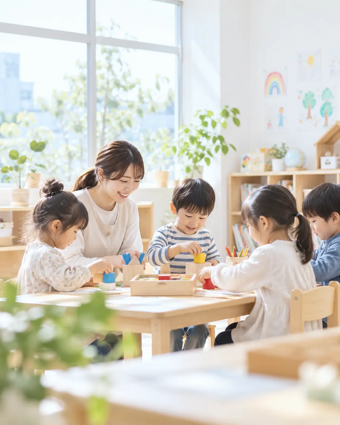 子どもたちが学ぶ幼児教室