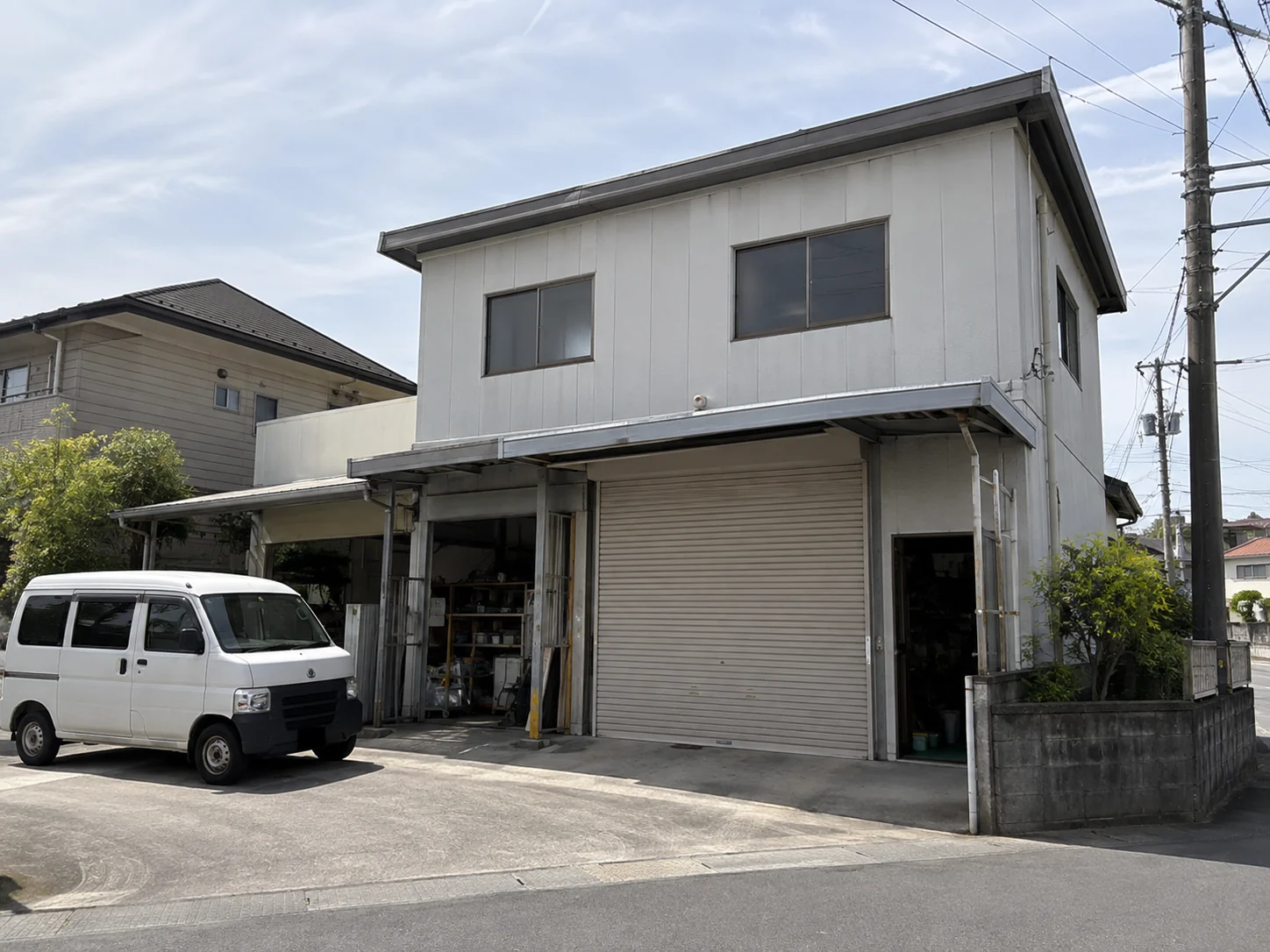 鋼野設備工業の地域と事業所の外観イメージ