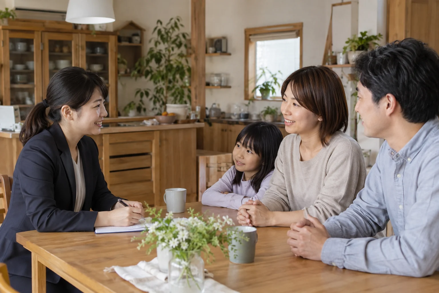 暮らしの話から始めるを実践する仕事の場面
