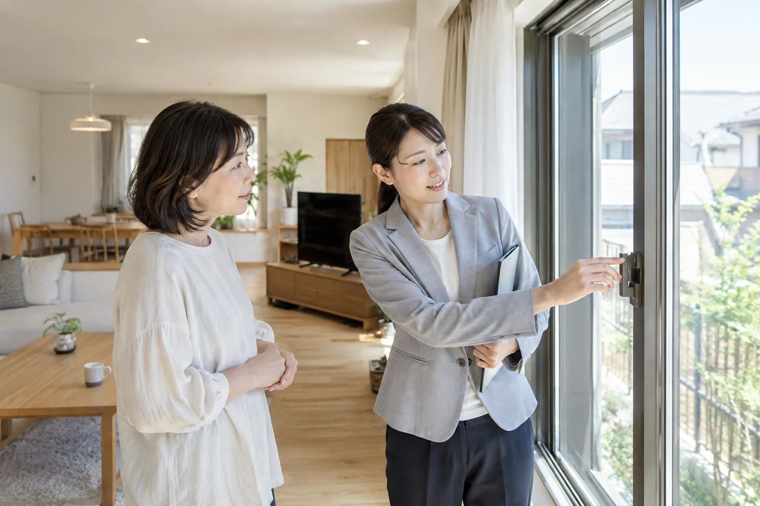 お引渡し後も近くにいるを実践する仕事の場面