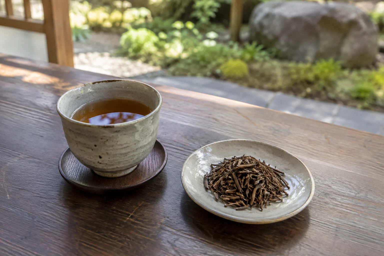 香ばし焙じ茶の仕上がり
